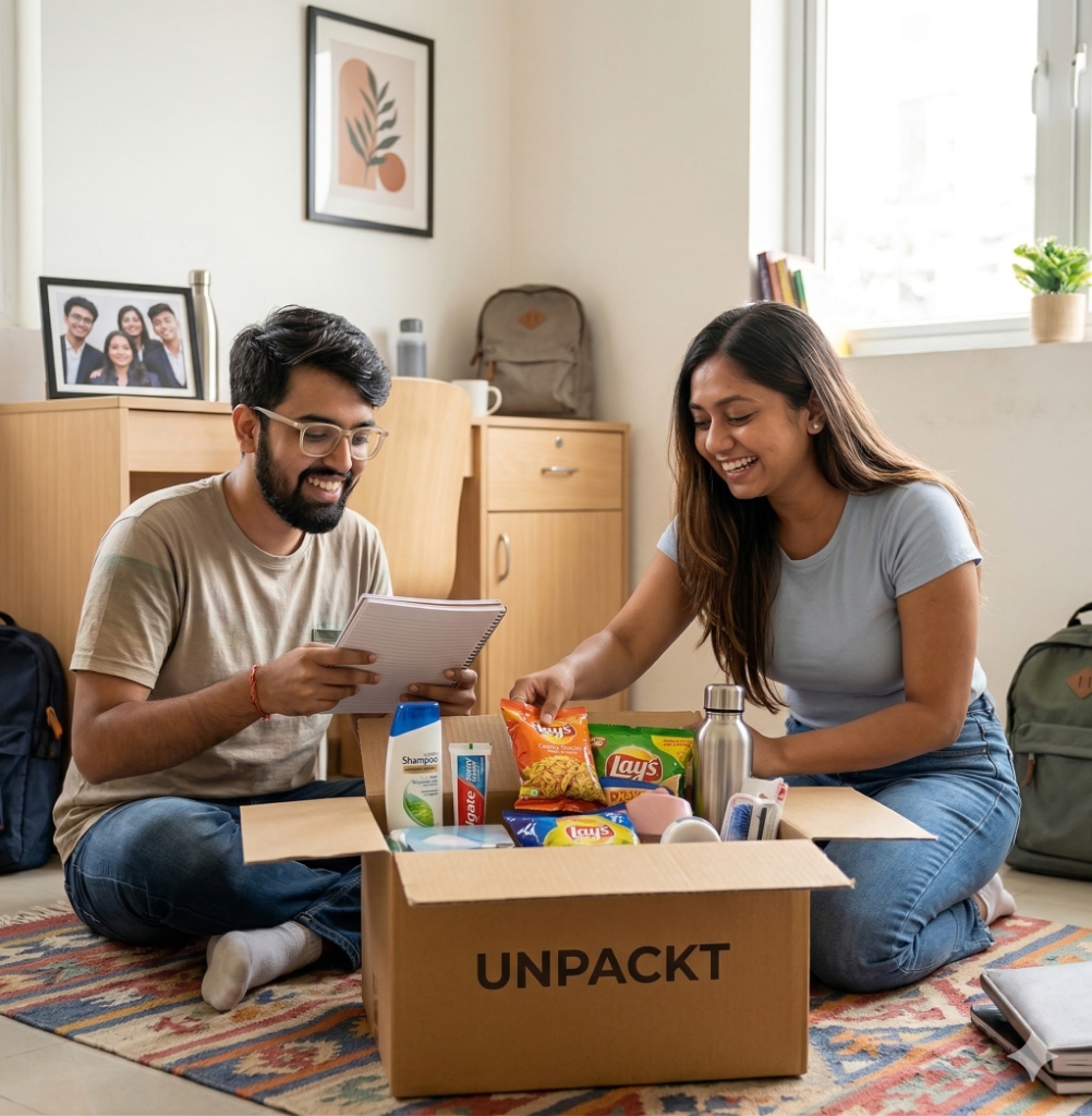 UNPACKT fixes that. Happy students unboxing their starter kit.